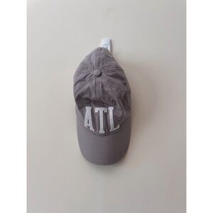 Grey & White ATL Dad Cap